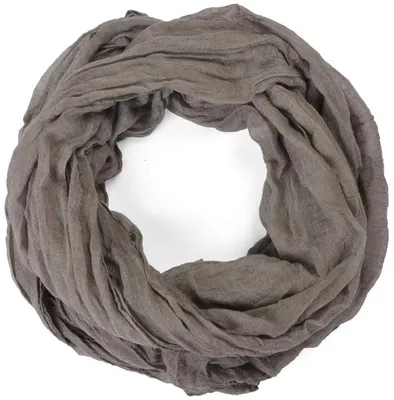 Obrázek produktu pro Miobo Loop – vlněná šála, krémová barva, rozměry 70 x 180 cm, vhodná na jaro, léto a podzim