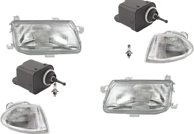 Zdjęcie produktu dla Johns, reflektor pasuje do Opel Astra F 94-98 + H4 prawy w tym kierunkowskazy kierunkowskaz LWR