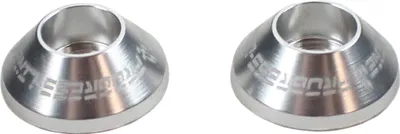 Produktbild von 1 Paar konische Zierringe für Lenkergewicht aus Aluminium 6061, Farbe Silber, Innendurchmesser 6,1mm