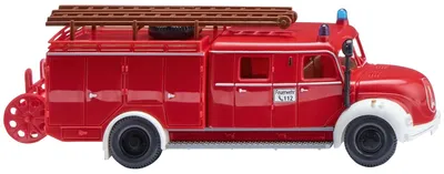 Immagine prodotto di Wiking 086397 Autopompa LF 16 (Magirus) Scala H0 1:87 Non è un giocattolo!!