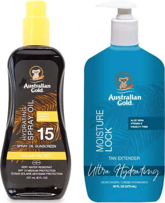 Produktbild von Australian Gold SPF15 Ölspray + Feuchtigkeitssperre, 473 ml