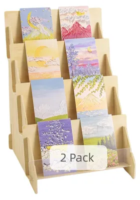 Produktbild von Solidchoice – Kartenständer-Set, 3-lagig, 2 Stück