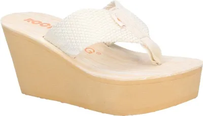 Obrázok produktu pre Rocket Dog dámske textilné šľapky Diver s klinovým podpätkom FS6023 (39 EU) (Cream)