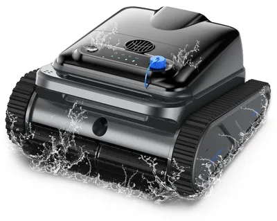 Produktbild von Poolroboter Y50S - Kabelloser Poolstaubsauger - 4 Motoren - 150 W - 2–2,5 h Laufzeit - Auto-Parkfunktion - EU-Stecker - Gelb