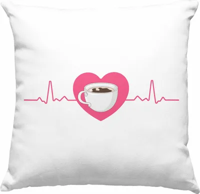 Produktbild von Trendation - Kaffeetrinker Geschenk Kaffee Herzschlag Grafik Geschenkidee Kollegin Kollege Arbeit (Blau)