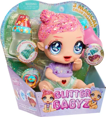 Zdjęcie produktu dla MGA Entertainment Glitter Babyz Doll Seria 2 Marina Finley