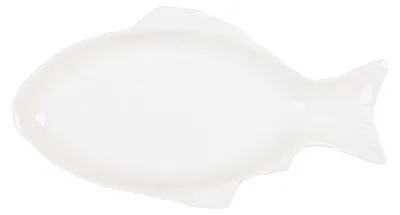 Zdjęcie produktu dla Miska na ryby Clayre & Eef 375 ml Biała ceramika