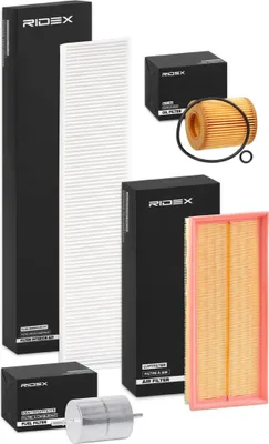 Produktbild von RIDEX Filterset Inspektionspaket Filtersatz für FORD MONDEO III Kombi (BWY) MONDEO III (B5Y)