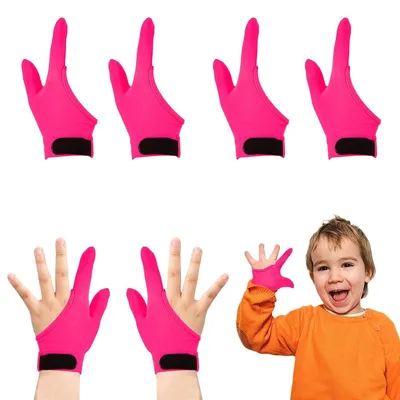 Productafbeelding van Duimzuigbeschermer Handschoenen Kinderen - Set van 4 - 5 tot 13 jaar - Wit