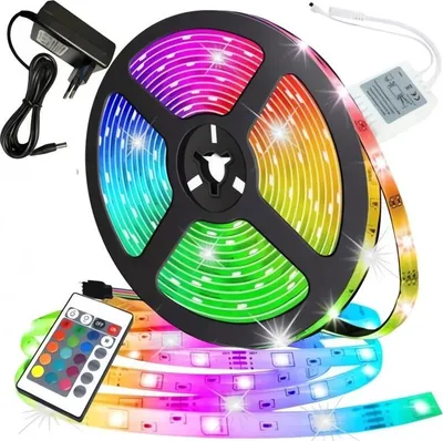 Obrázek produktu pro Pronett LED pásek RGB SMD 5m s dálkovým ovládáním