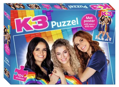Obrázok produktu pre K3 Puzzle s plagátom 104 dielikov