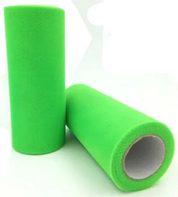 Produktbild von Tüllstoff 2 Rollen Bunt Tüll Meterware Tüll Rolle, Tüll Stoff Rollen, 15cm x 90M Tüllband Tüll Dekostoff, Tüllrolle für DIY Basteln Tutu Röcke Hochzeit Party Dekoration
