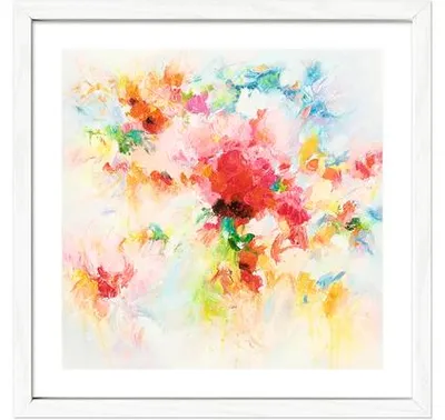 Produktbild von Gerahmtes Bild Colorful Splashes 33x33 cm