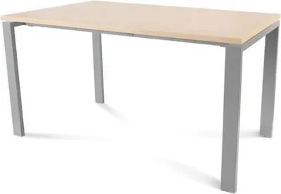 Produktbild von Schreibtisch Total BxTxH 140x80x73cm Gestell grau Platte Melamin buche.