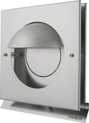 Produktbild von Exklusives Design Abluftgitter Lüftungskasten Lüftungshaube Edelstahl Küchenabluft Edelstahl gebürstet 150mm