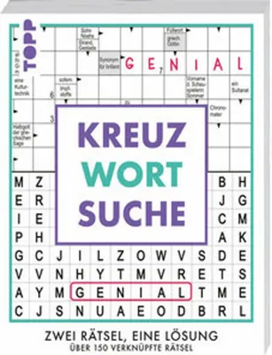 Obrázek produktu pro Kreuzwortsuche - 160 verknüpfte Rätsel: Zwei Rätsel, eine Antwort