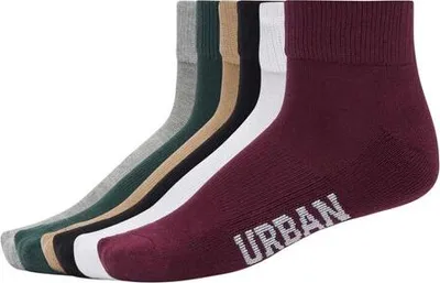 Obrázek produktu pro Ponožky Urban Classics High Sneaker Socks 6-Pack wintercolor - 35–38