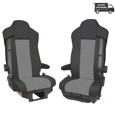 Produktbild von LKW Sitzbezüge Für IVECO S-WAY 2021- Sitz GRAU Komplett 1+1