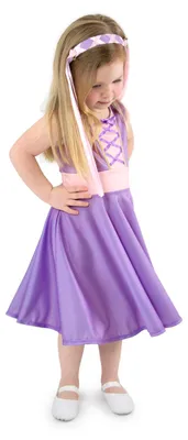 Obrázek produktu pro Little Adventures Rapunzel šaty - princeznovské šaty pro děti velikost 8