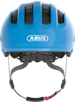 Immagine prodotto di Casco ABUS Smiley 3.0 per bambini - casco da bici con calzata bassa, design a misura di bambino e spazio per il codino - per ragazze e ragazzi - Blu lucido, taglia M (50-55 cm)