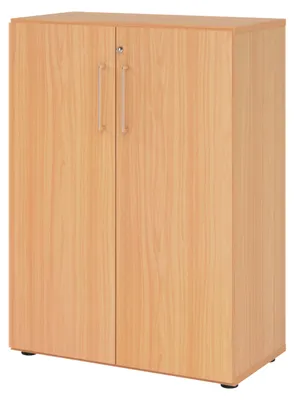 Produktbild von bümö smart Aktenschrank - 3 Ordnerhöhen - Nachbildung: Buche
