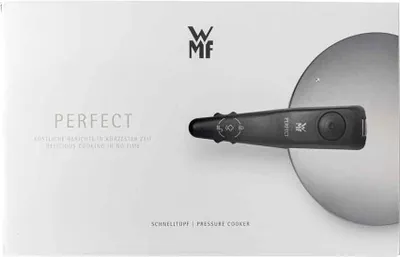 Produktbild von WMF Perfect 0791839990, 6,5 l, Keramik, Gas, Halogen, Induktion, Versiegelte Platte, Edelstahl, 22 cm, Edelstahl, 70 kPa