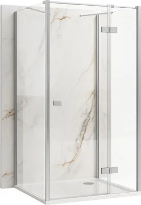 Produktbild von Rea Duschkabine Atlas 100X80 Chrome Left