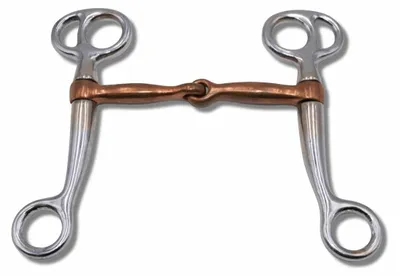 Produktbild von Tom Thumb Snaffle, Westerngebiss 12,5 cm mit Kupfermundstück