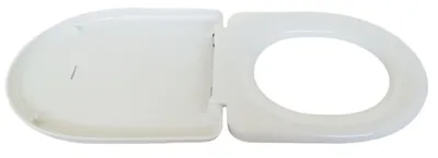 Obrázok produktu pre WC sedadlo kompatibilné s Cersanit Merida s mechanizmom soft-close, vyrobené z antibakteriálneho duroplastu, s funkciou rýchleho uvoľnenia