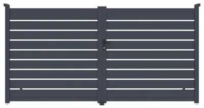 Produktbild von Tor G21 Reno 350x176 cm zweiflügelig, anthrazit