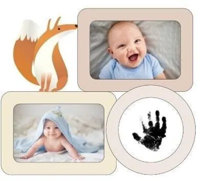 Produktbild von Albi Set mit Fuchsfußabdruckrahmen