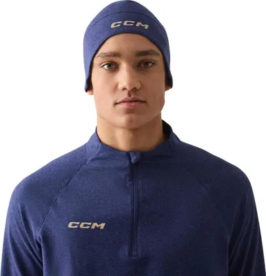 Produktbild von Herren-Wintermütze CCM THERMA BEANIE Marineblau meliert
