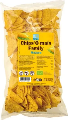 Produktbild von Chips'O maïs Family - Natur 200g