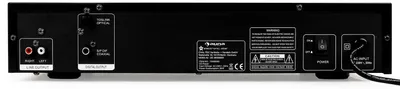 Zdjęcie produktu dla Odtwarzacz CD auna AV2-CD509 Hi-Fi – odtwarzacz CD z portem USB, wyjściem optycznym, wyjściem koncentrycznym, wyjściem liniowym, pilotem zdalnego sterowania, kolor srebrny
