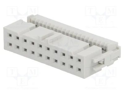 Obrázek produktu pro 1x samice, konektor s 20 pinovými kontakty, typ 71600-120LF – konektor bez ochrany proti tahu kabelu