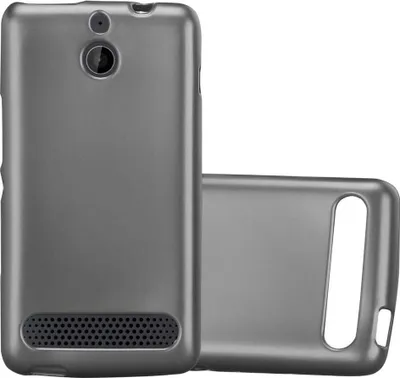 Produktbild von Cadorabo Schutzhülle für Sony Xperia E1 Hülle in Grau Handyhülle TPU Silikon Etui Cover Case