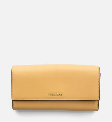 Obrázok produktu pre Peňaženka Calvin Klein LARGE LEATHER TRIFOLD WALLET sand
