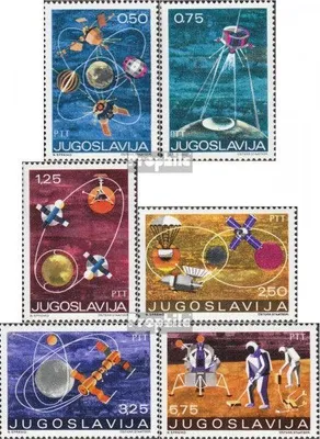 Produktbild von Briefmarken Jugoslawien 1971 Mi 1409-1414 (kompl.Ausg.) postfrisch Weltraum