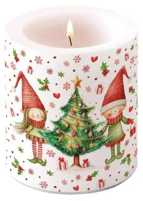 Imagen del producto de Vela aromática – Elfos junto al árbol