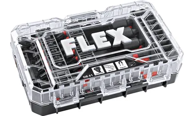 Obrázek produktu pro Sada bitů Flex DB 41 (41 dílů, s přepravním kufříkem, uzamykatelný stohovatelný box)