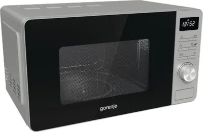 Produktbild von Gorenje M20XYZ MO20A3X ADVANCED LINE, Arbeitsplatte, Solo-Mikrowelle, 20 l, 800 W, Eingebautes Display, Tasten, Drehregler