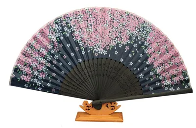 Produktbild von 518, 1 Stk. Hand Deko Sommer Fächer Blumen Motive Retro Design