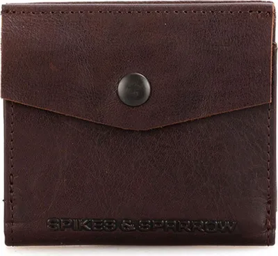 Produktbild von SPIKES & SPARROW Leder Geldbörse Bronco Wallet RFID Dark Brown dunkelbraun