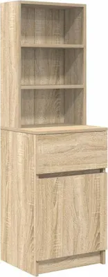 Produktbild von "2026 Aktion"Nachttisch für Schlafzimmer - elegantes Design - Nachtkommode - Sonoma-Eiche 39x35x125cm Holzwerkstoff - Nachttische & -schränke NeuMöbel428184