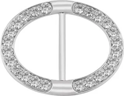 Image de L'éclat de l'élégance - une boucle ovale universelle en argent