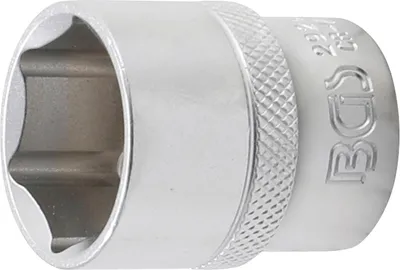 Immagine prodotto di BGS Chiave a bussola esagonale a comando quadrato 12,5 mm (1/2") SW 24 mm - 2924