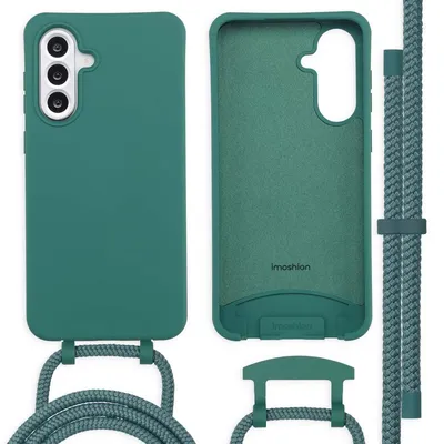 Obrázok produktu pre imoshion Farebný zadný kryt s odnímateľným káblom pre Samsung Galaxy A36 / A56 - tmavozelený
