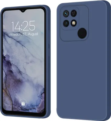 Produktbild von Hülle für Xiaomi Redmi 10C Case Cover Bumper Silikon Softgrip Schutzhülle Farbe: Lavendelblau