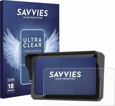 Produktbild von 18x Für Carpuride W602S Pro Schutzfolie Savvies Displayschutz Display Schutz Folie Klar Transparent