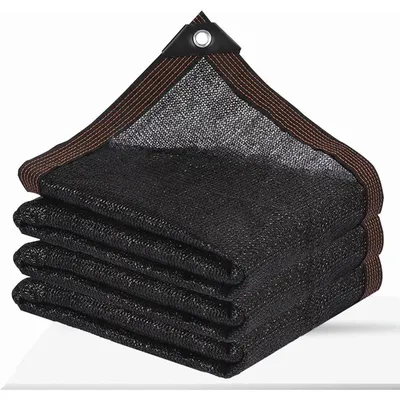 Obrázok produktu pre Zatemňovacia sieť na ochranu pred slnkom, plachta s okami, 6 x 6 metrov, HDPE, 90% zastreňovanie